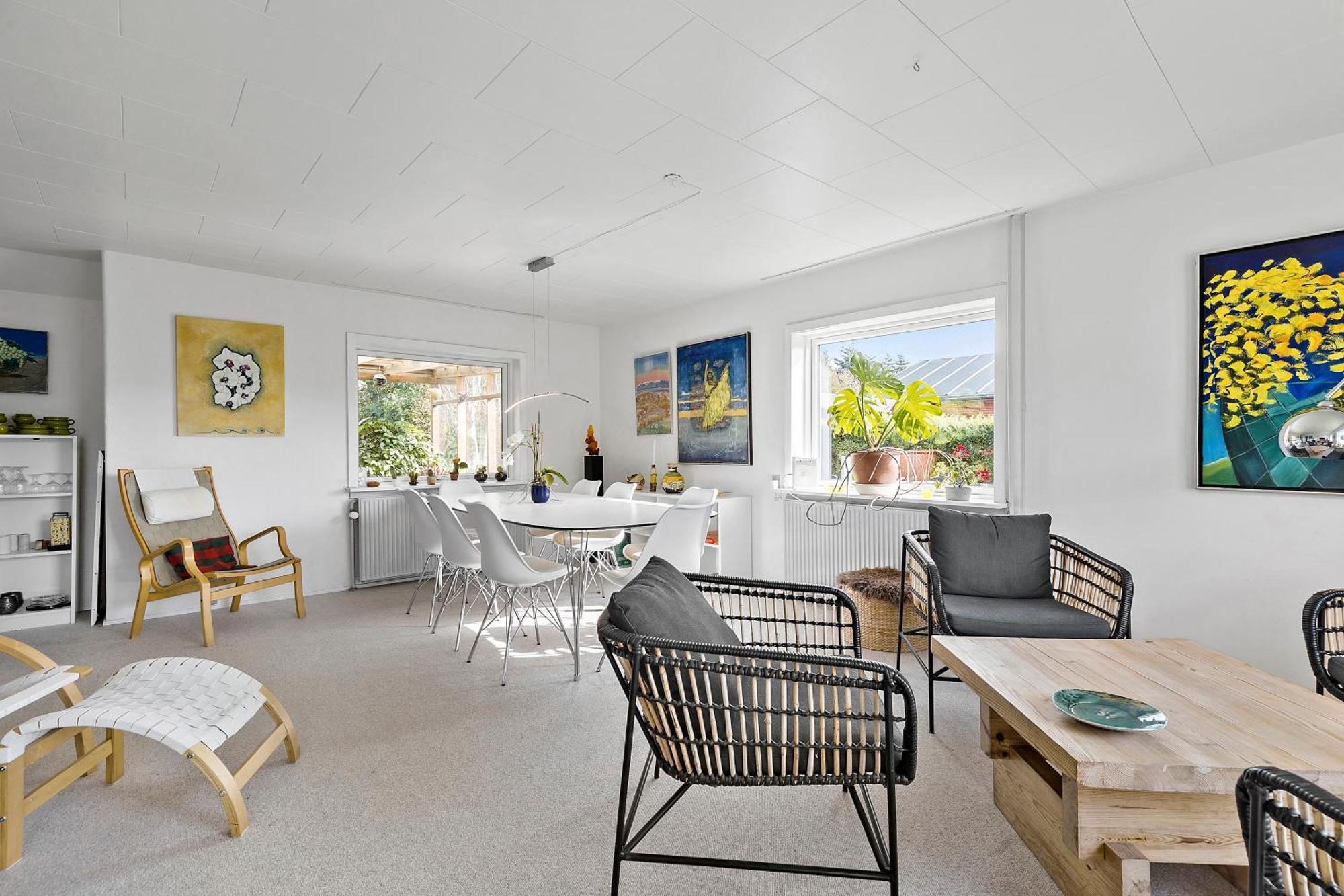 Logi I Hus Med Kunst Og Have Bed & Breakfast Vestervig Екстериор снимка